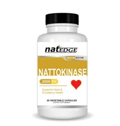 Nattokinase Enzyme 2000 FU, 60 Vegetable Capsules